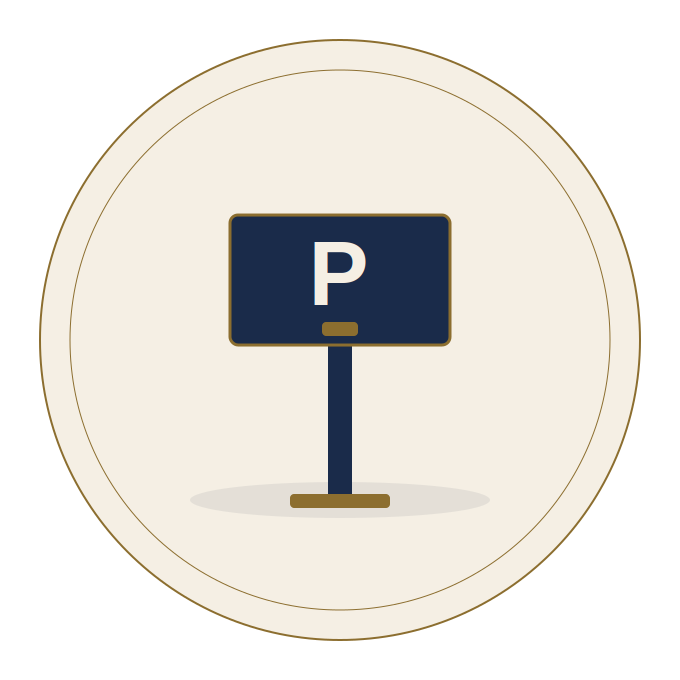Car Park Sign Block A